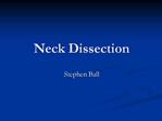 Neck Dissection