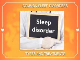 Common sleep disorders