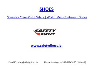 Shoes for Crews Colt | Safety | Work | Mens Footwear | Shoes | safetydirect.ie