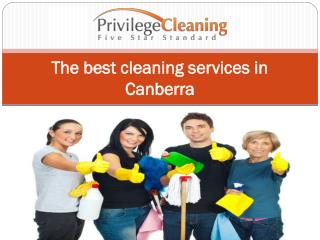 The best cleaning services in Canberra