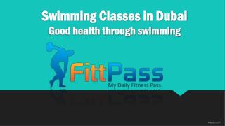 Swimming Classes in Dubai- Good health through swimming