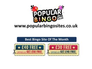 Some of Our Top Most Popular Bingo Sites of The Month