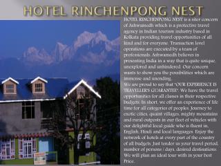 Hotel Rinchenpong Nest