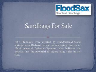 Sandbags For Sale