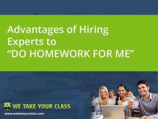 Advantages of Not Doing Homework - Wetakeyourclass.com