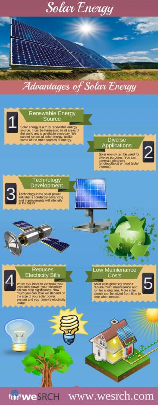 Top 5 Advantages of Solar Energy