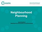 Neighbourhood Planning