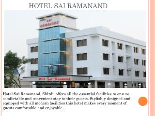 Hotel Sai Ramanand