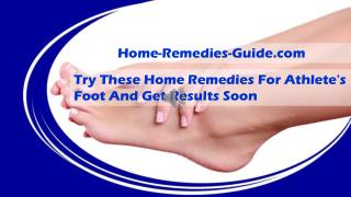 Try These Home Remedies For Athlete's Foot And Get Results Soon