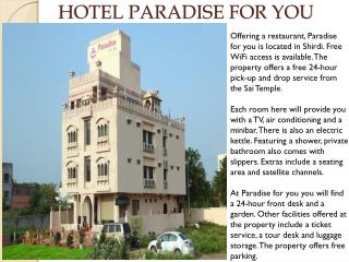 Hotel Paradise For You