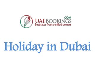 Holiday in Dubai