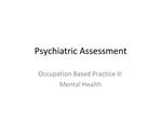 Psychiatric Assessment