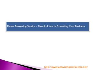 Phone Answering Service – Ahead of You in Promoting Your Business