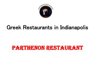 Greek Restaurants