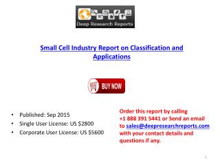 Global Small CellIndustry Research Report 2015