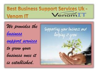 Best Business Support Services Uk - Venom IT
