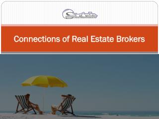 Connections of Real Estate Brokers