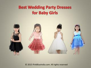 Special Designer Wedding Clothing for Children's