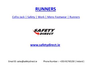Cofra Jack | Safety | Work | Mens Footwear | Runners | safetydirect.ie