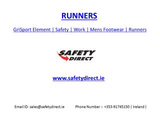 GriSport Element | Safety | Work | Mens Footwear | Runners | safetydirect.ie