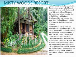 Misty Woods Resort