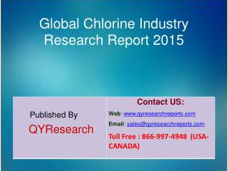 Global Chlorine Market 2015 Industry Overview, Analysis, Demands, Research and Trends