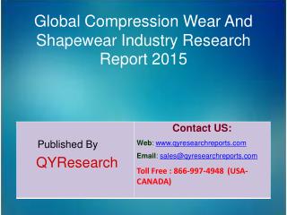 Global Compression Wear And Shapewear Market 2015 Industry Growth, Trends, Research, Analysis and Overview