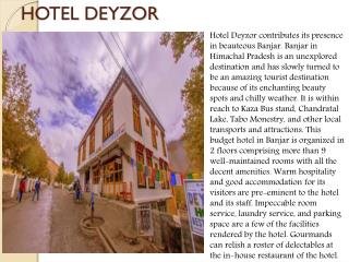 Hotel Deyzor