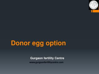 Donor egg option