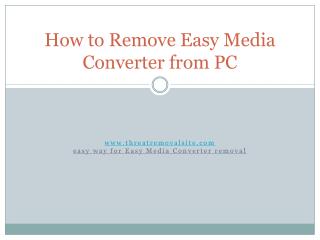 Easy Media Converter