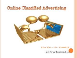 Online Classified Advertising @8527271018