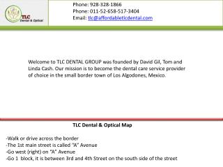 Dentist & optical algodones