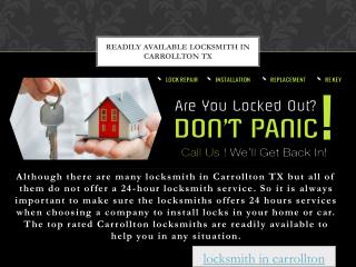 Locksmith in Carrollton TX