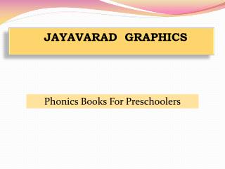 Phonics Books For Preschoolers