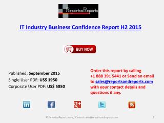 IT Industry Business Confidence Research Report H2 2015