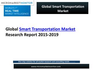 Global Smart Transportation Market