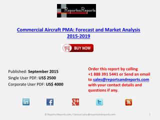 Global Commercial Aircraft PMA Market Challenges & Opportunities Analysis in 2015-2019 Report