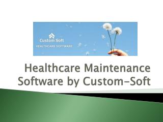 Custom-Soft Software Maintenance Software