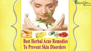 Best Herbal Acne Remedies To Prevent Skin Disorders
