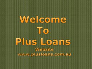 Personal Loans - Plus Loans