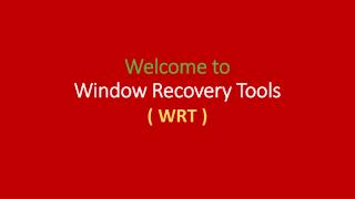 Outlook Recovery