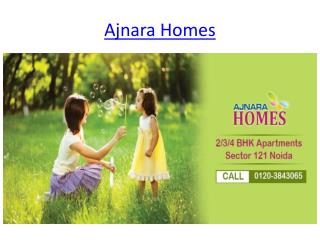 Good Investment Project Book Now Ajnara Homes In Sector 121 Noida