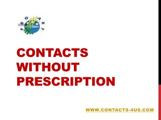 Contacts Without Prescription