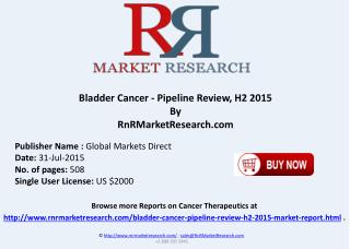 Bladder Cancer Pipeline Therapeutics Development Review H2 2015