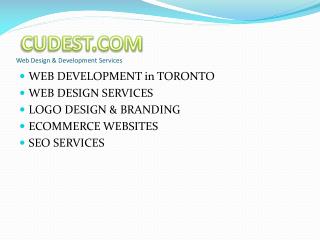 Web Design and Development Services in Toronto