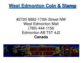 Sports Card Art - West Edmonton Coin and Stamp