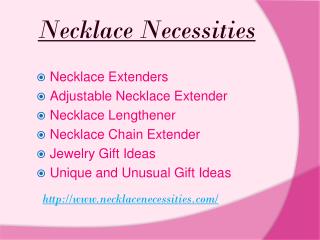 Necklace Extenders