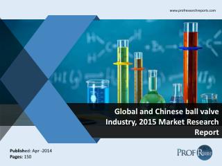 Global and Chinese ball valve Market Size, Share, Trends, Analysis, Growth 2015