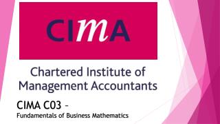 Cima C03 past exam papers