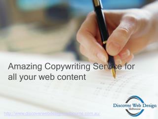 Amazing Copywriting Services Melbourne